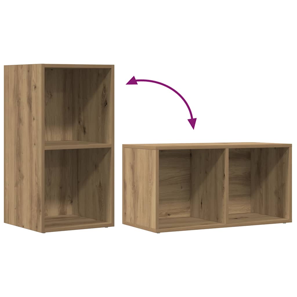 Scatola Portaoggetti Artigianale 69,5x34x36cm Legno Multistrato | homemem39