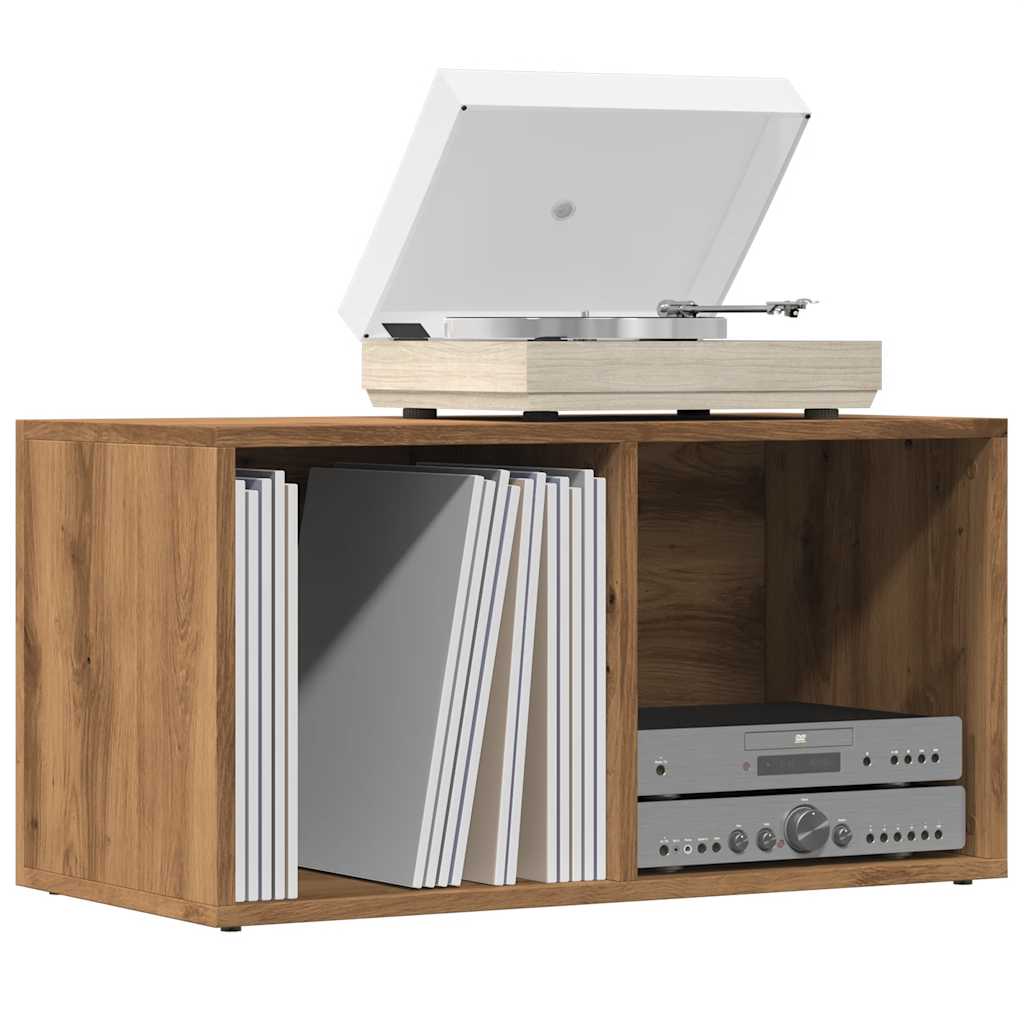 Scatola Portaoggetti Artigianale 69,5x34x36cm Legno Multistrato - homemem39