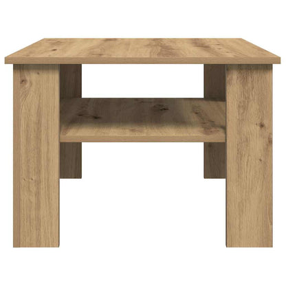 Tavolino Salotto Rovere Artigianale 60x60x42 cm in Truciolato