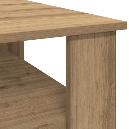 Tavolino Salotto Rovere Artigianale 60x60x42 cm in Truciolato