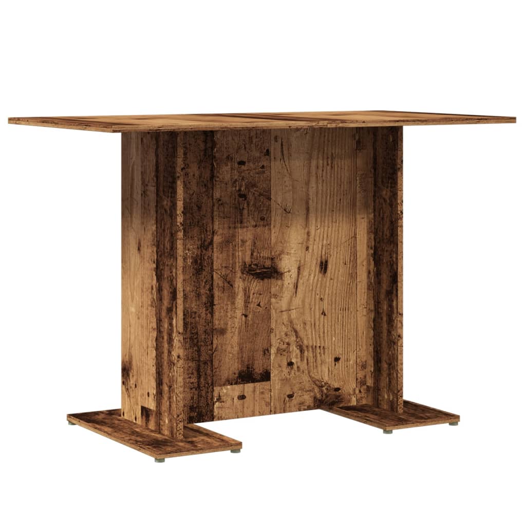 Tavolo da Pranzo Legno Antico 110x60x75 cm in Legno Multistrato