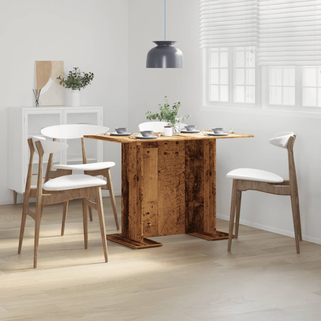 Tavolo da Pranzo Legno Antico 110x60x75 cm in Legno Multistrato | homemem39