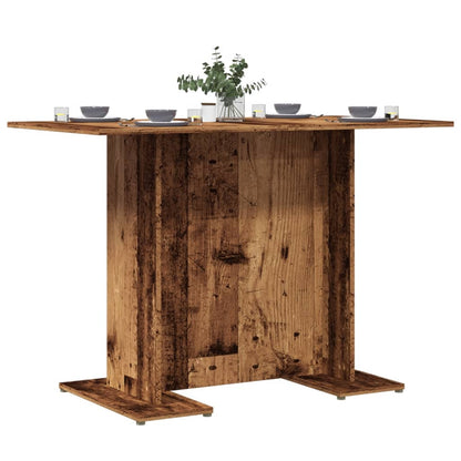 Tavolo da Pranzo Legno Antico 110x60x75 cm in Legno Multistrato