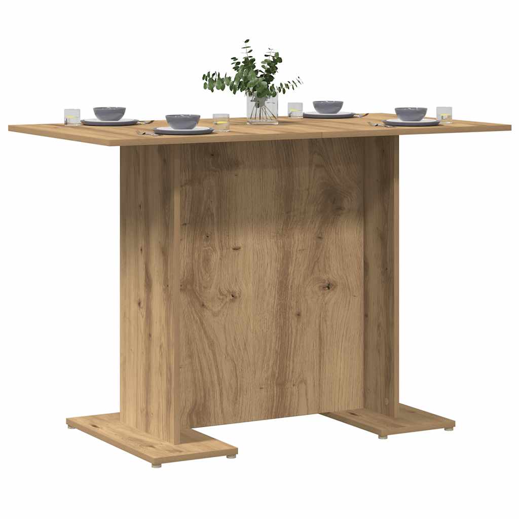 Tavolo Pranzo Rovere Artigianale 110x60x75 cm Legno Multistrato | homemem39