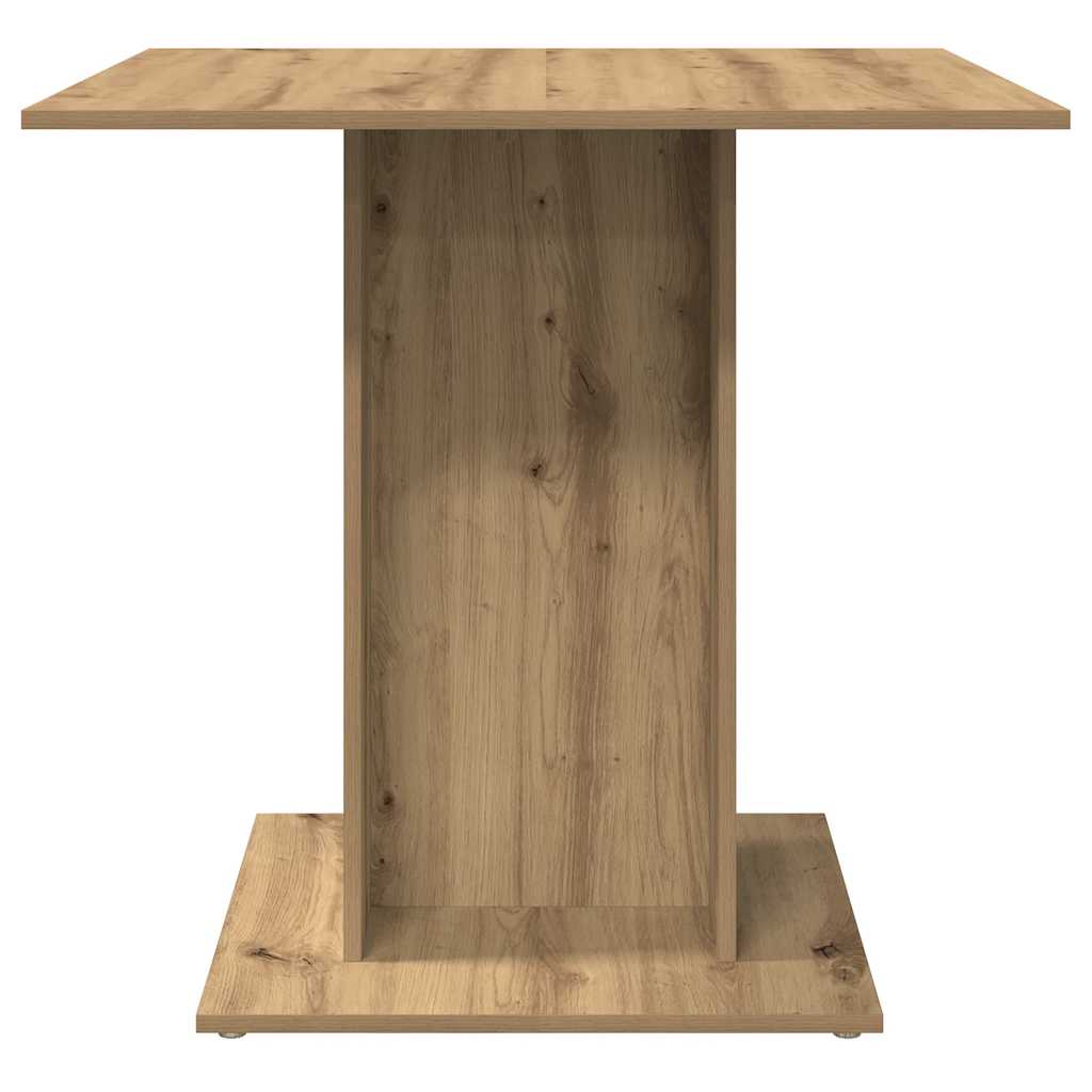 Tavolo Pranzo Rovere Artigianale 80x80x75 cm Legno Multistrato | homemem39