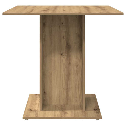Tavolo Pranzo Rovere Artigianale 80x80x75 cm Legno Multistrato | homemem39