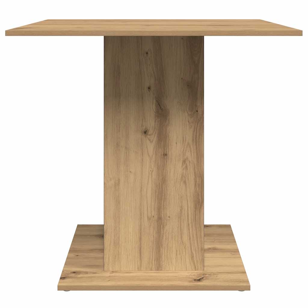 Tavolo Pranzo Rovere Artigianale 80x80x75 cm Legno Multistrato | homemem39