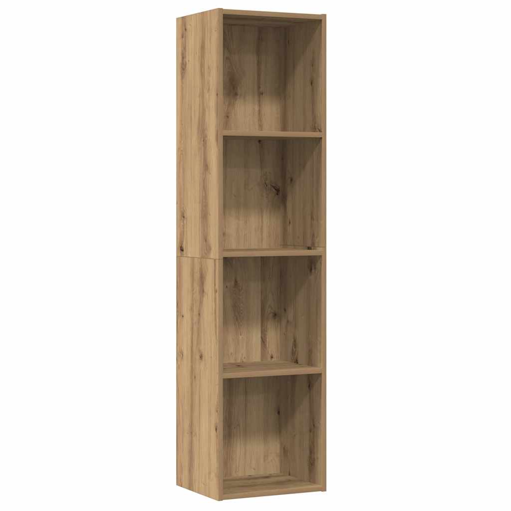 Libreria/Mobile TV Legno Antico 36x30x143 cm Legno Multistrato | homemem39