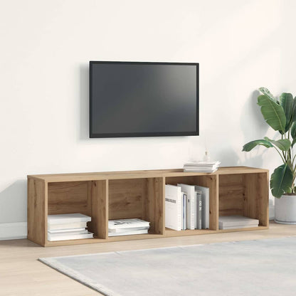 Libreria/Mobile TV Legno Antico 36x30x143 cm Legno Multistrato | homemem39