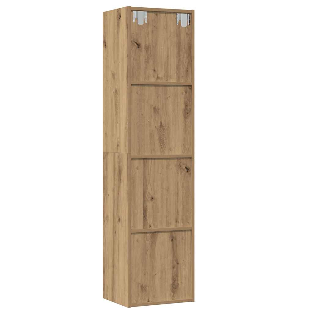 Libreria/Mobile TV Legno Antico 36x30x143 cm Legno Multistrato | homemem39