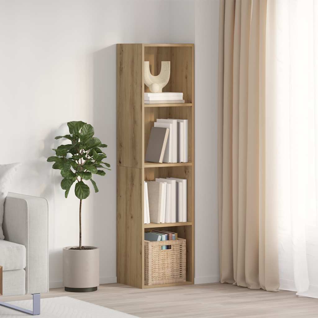 Libreria/Mobile TV Legno Antico 36x30x143 cm Legno Multistrato | homemem39