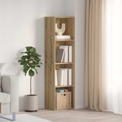 Libreria/Mobile TV Legno Antico 36x30x143 cm Legno Multistrato | homemem39