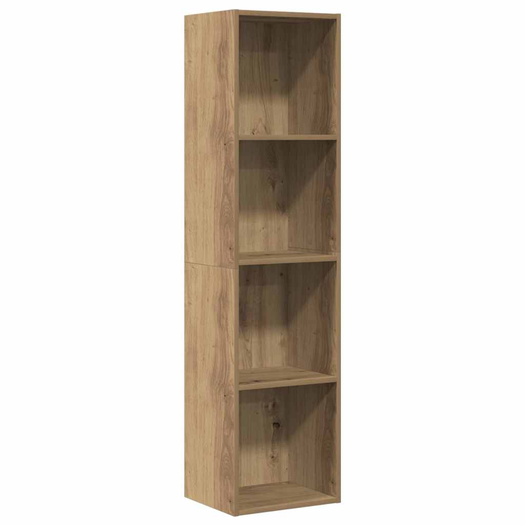Libreria/Mobile TV Rovere Artigianale 36x30x143 cm Truciolato