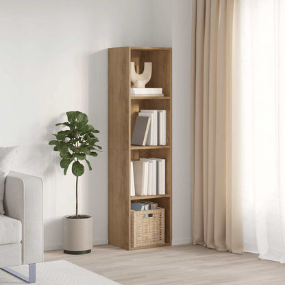 Libreria/Mobile TV Rovere Artigianale 36x30x143 cm Truciolato