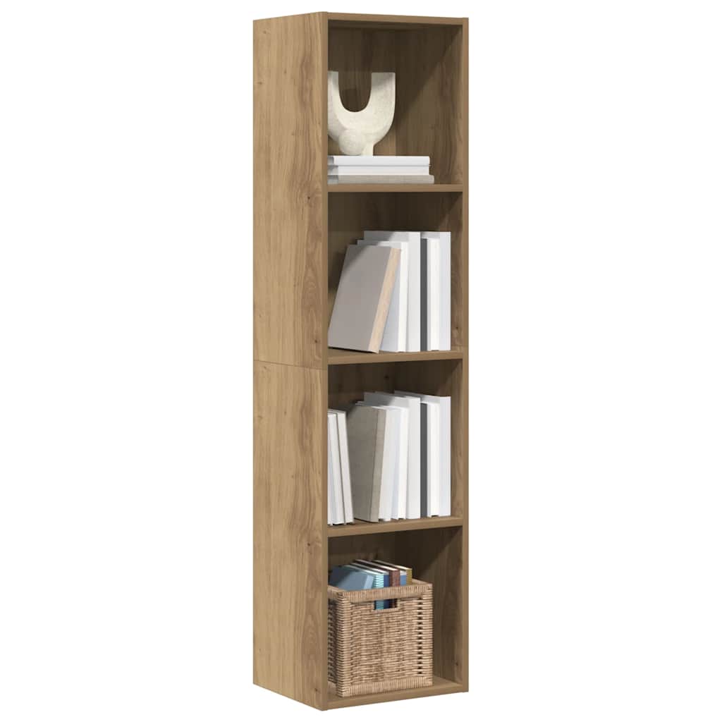 Libreria/Mobile TV Rovere Artigianale 36x30x143 cm Truciolato