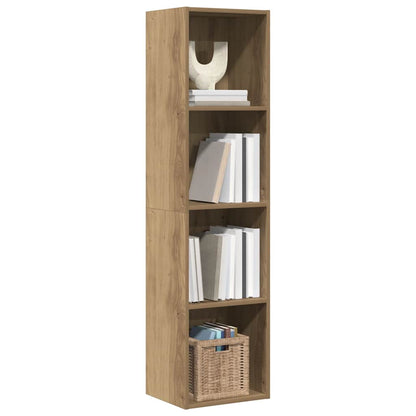 Libreria/Mobile TV Rovere Artigianale 36x30x143 cm Truciolato