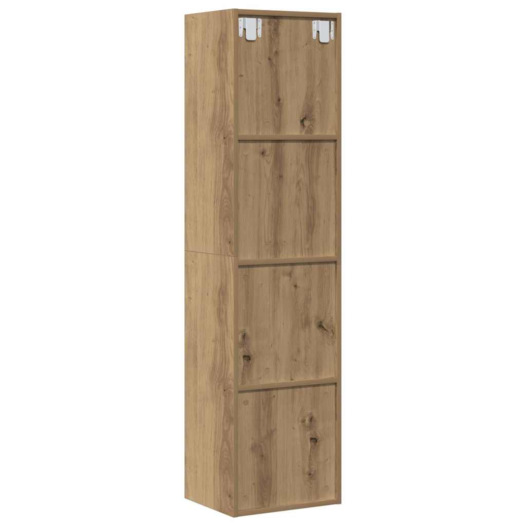 Libreria/Mobile TV Rovere Artigianale 36x30x143 cm Truciolato