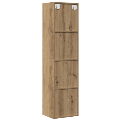 Libreria/Mobile TV Rovere Artigianale 36x30x143 cm Truciolato
