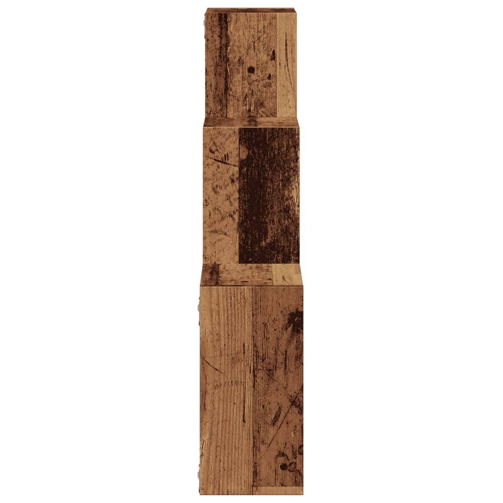 Mensole Cubo Parete Legno Antico 68x15x68 cm Legno Multistrato | homemem39