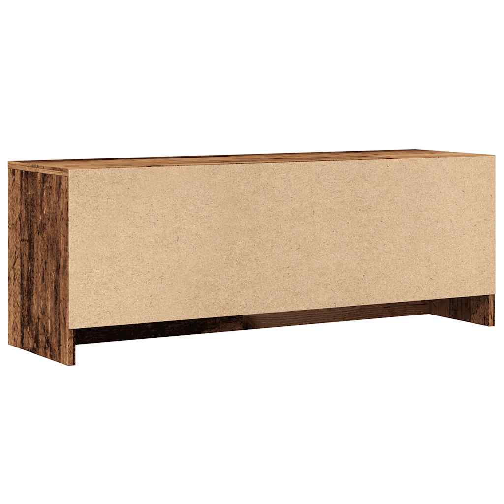 Mobile Porta TV Legno Antico 102x30x37,5 cm Legno Multistrato - homemem39