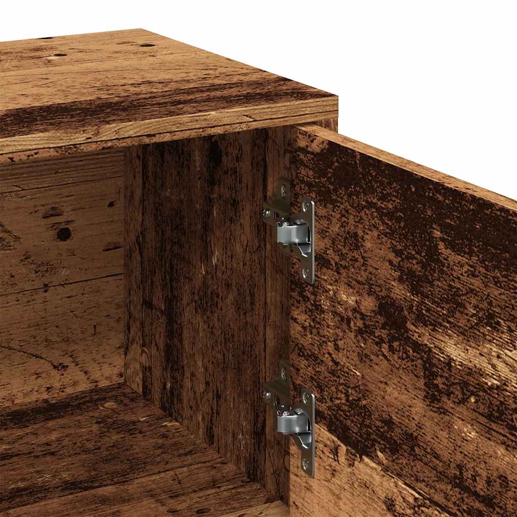 Mobile Porta TV Legno Antico 102x30x37,5 cm Legno Multistrato | homemem39