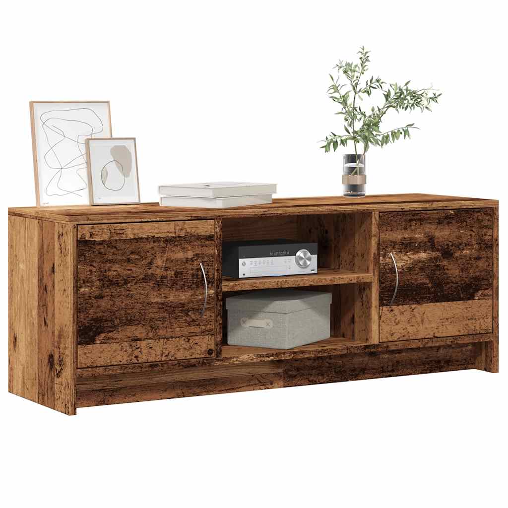 Mobile Porta TV Legno Antico 102x30x37,5 cm Legno Multistrato