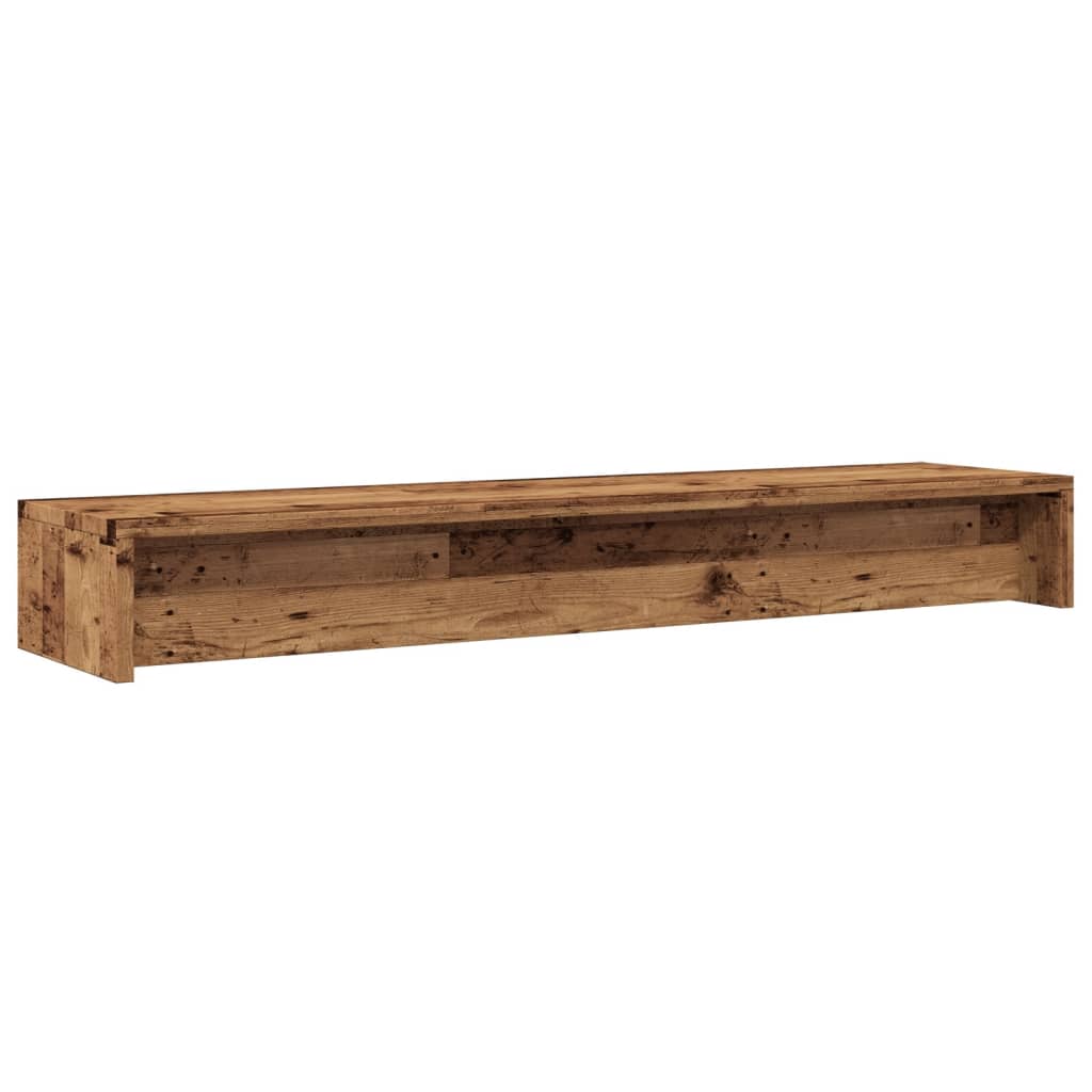 Supporto per Monitor Legno Antico 100x24x13cm Legno Multistrato - homemem39