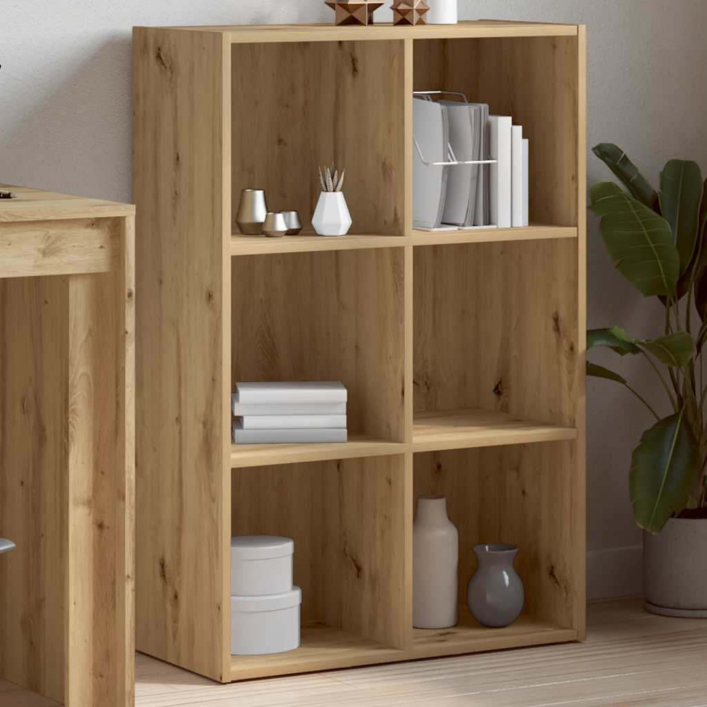 Libreria/Credenza Rovere Artigianale 66x30x98 cm in Truciolato | homemem39