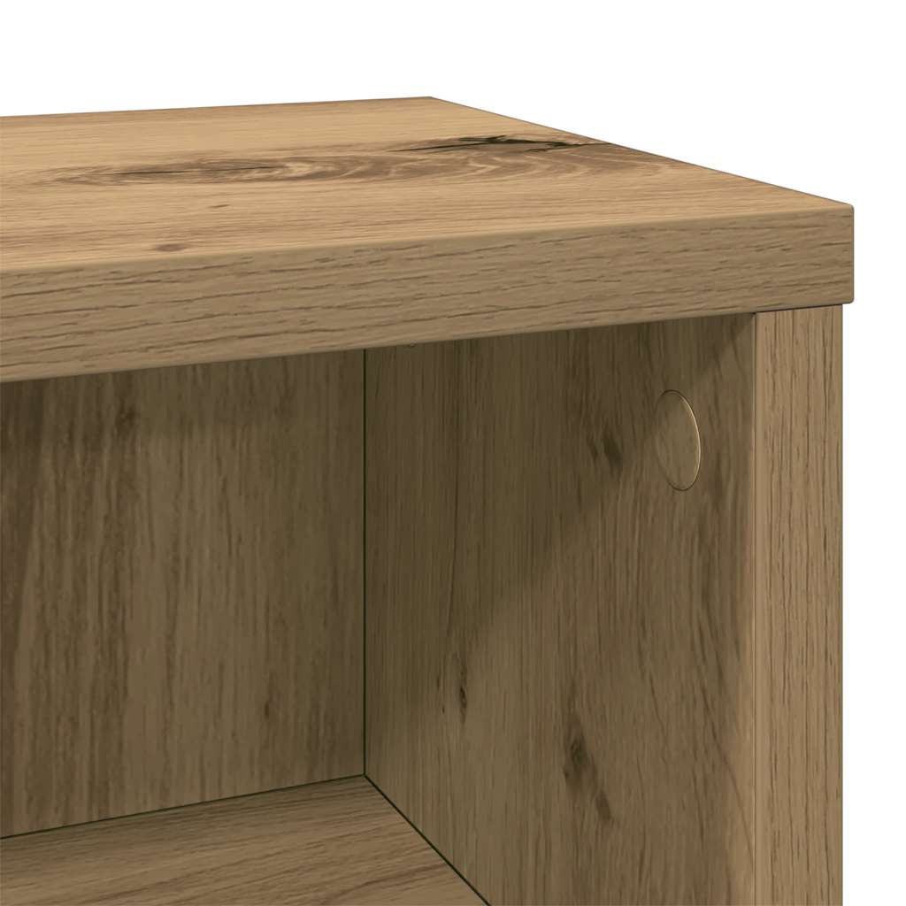 Mobile Porta CD Artigianale 21x20x88 cm Legno Multistrato