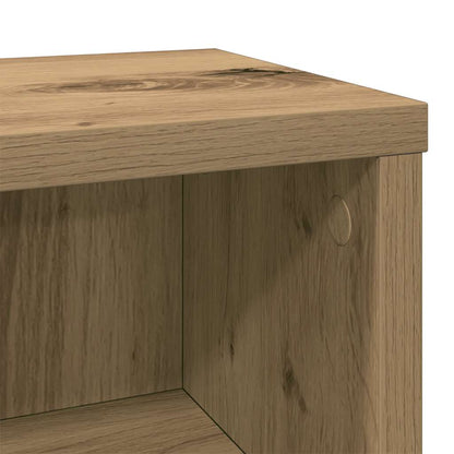 Mobile Porta CD Artigianale 21x20x88 cm Legno Multistrato