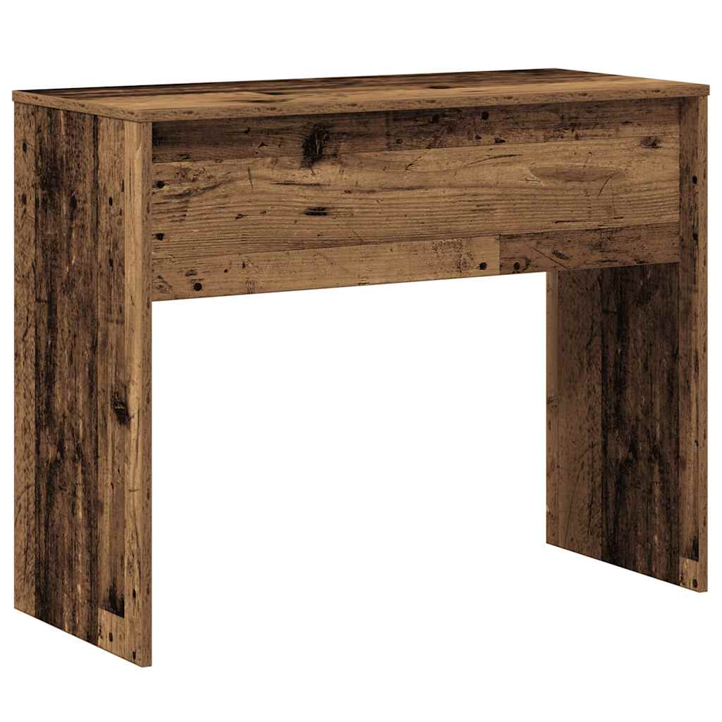 Scrivania Legno Antico 90x40x72 cm in Legno Multistrato - homemem39