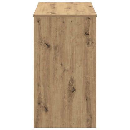 Scrivania Rovere Artigianale 90x40x72 cm in Legno Multistrato - homemem39