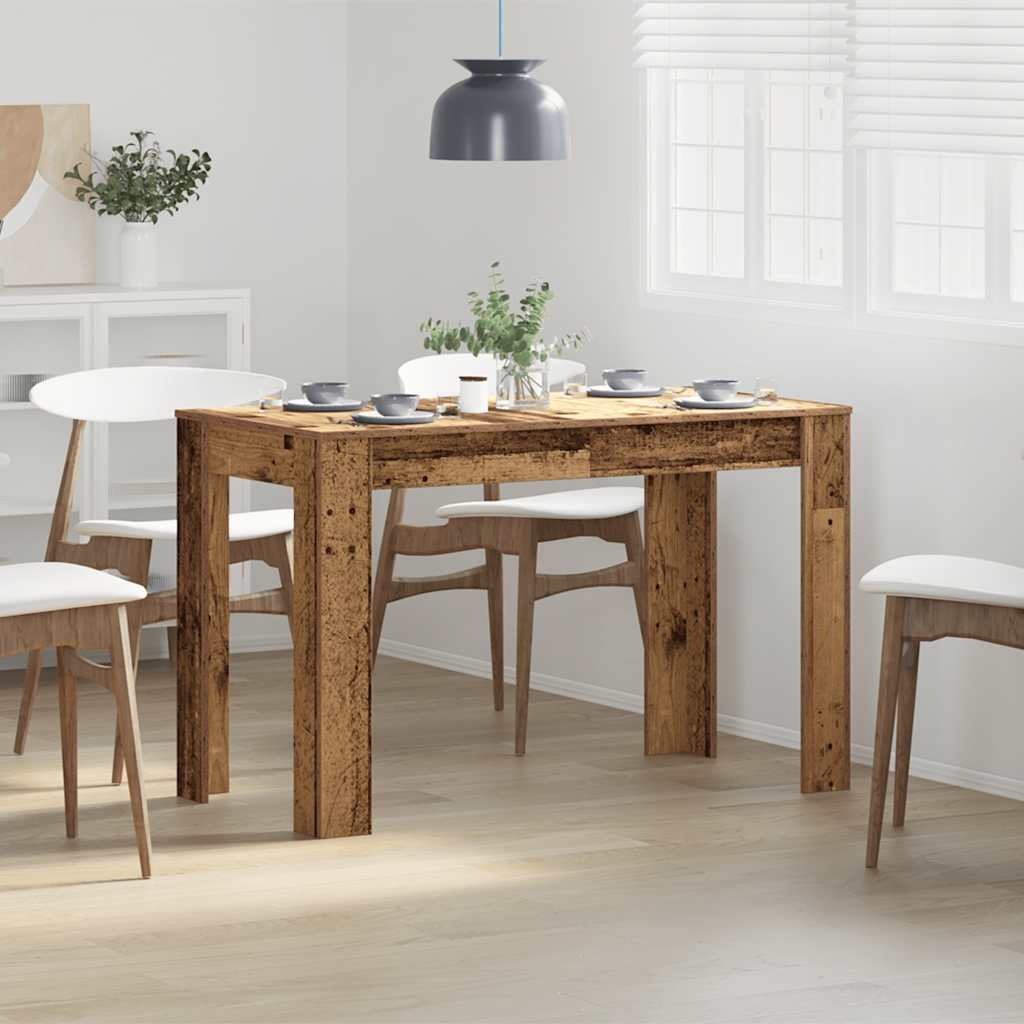 Tavolo da Pranzo Legno Antico 120x60x76 cm in Truciolato | homemem39