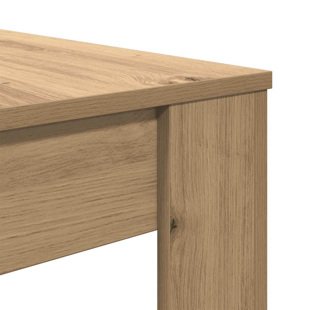 Tavolo da Pranzo Rovere Artigianale 120x60x76 cm in Truciolato | homemem39