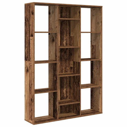 Libreria/Divisorio Legno Vecchio 100x24x140 cm in Truciolato