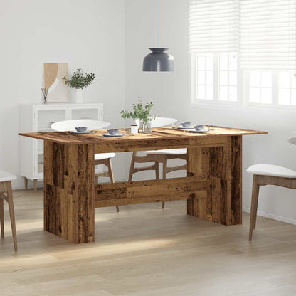 Tavolo da Pranzo Legno Vecchio 180x90x76cm in Legno Multistrato | homemem39