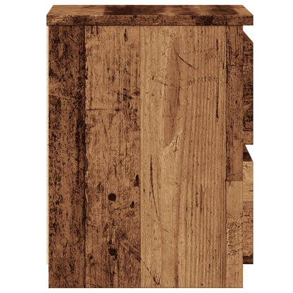 Comodino Legno Antico 30x30x40 cm in Legno Multistrato - homemem39