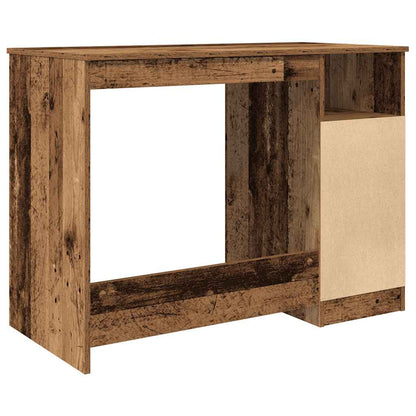 Scrivania Legno Antico 102x76x50 cm in Legno Multistrato - homemem39