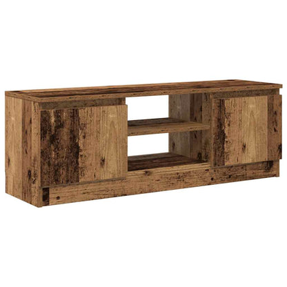 Mobile Porta TV Legno Antico 102x30x36 cm Legno Multistrato - homemem39