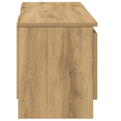 Mobile Porta TV Rovere Artigianale 102x30x36 cm Multistrato - homemem39