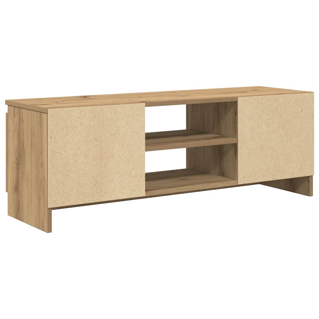 Mobile Porta TV Rovere Artigianale 102x30x36 cm Multistrato - homemem39