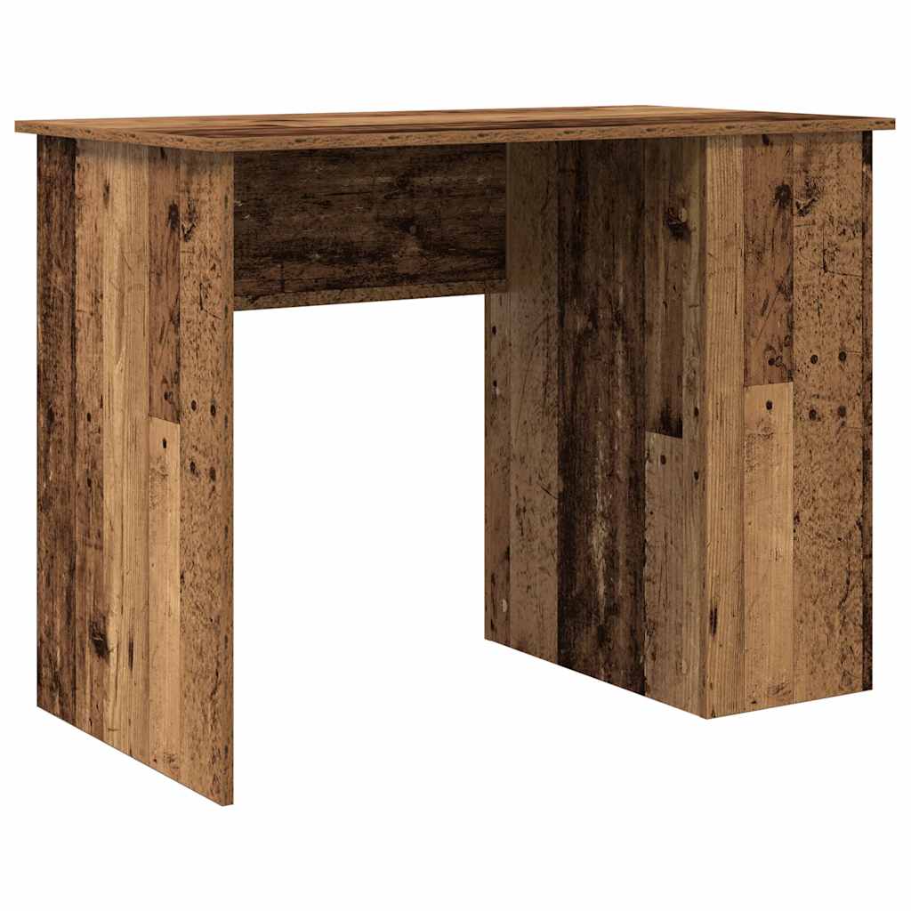 Scrivania Legno Antico 100x55x75 cm in Legno Multistrato - homemem39