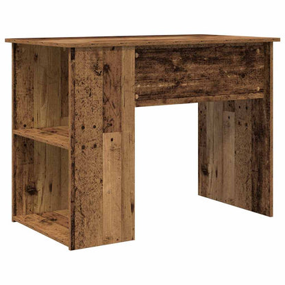 Scrivania Legno Antico 100x55x75 cm in Legno Multistrato - homemem39