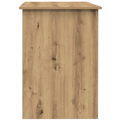 Scrivania Rovere Artigianale 100x55x75 cm in Legno Multistrato - homemem39
