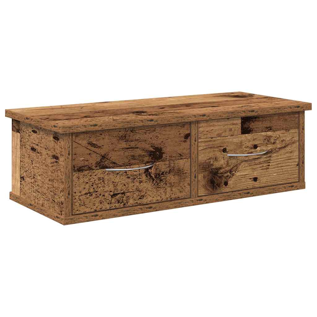 Armadietto a Muro Legno Antico 60x26x18,5 cm in Truciolato | homemem39