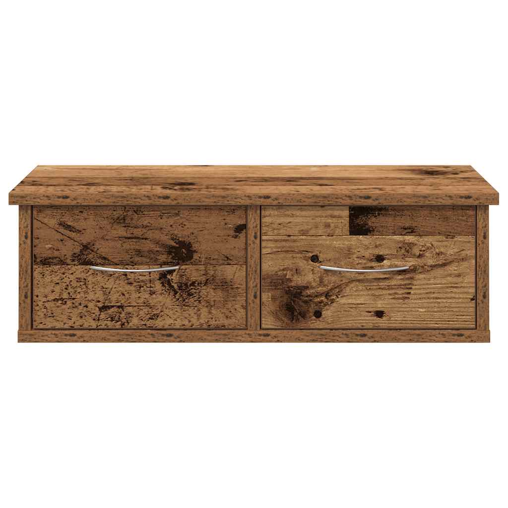 Armadietto a Muro Legno Antico 60x26x18,5 cm in Truciolato | homemem39