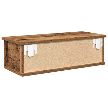 Armadietto a Muro Legno Antico 60x26x18,5 cm in Truciolato | homemem39