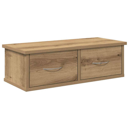 Armadietto a Muro Rovere Artigianale 60x26x18,5cm in Truciolato | homemem39