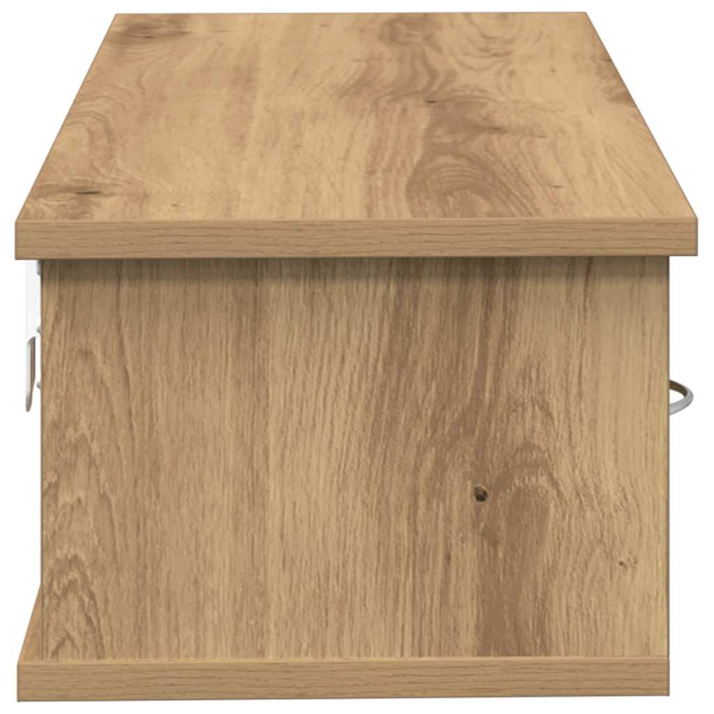 Armadietto a Muro Rovere Artigianale 60x26x18,5cm in Truciolato | homemem39