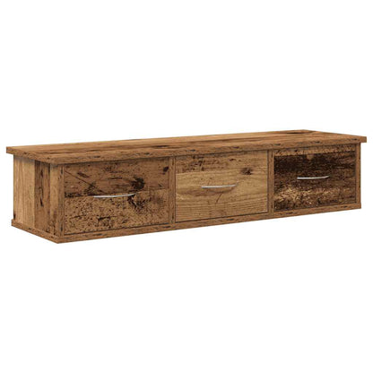 Mobile a Parete Legno Antico 88x26x18,5 cm in Truciolato | homemem39